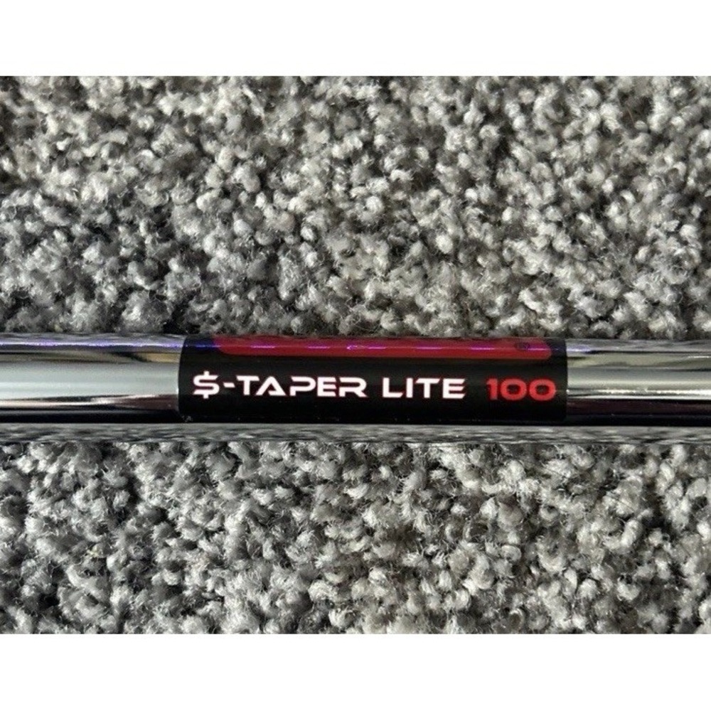 KBS S-Taper Lite 100 Iron Shaft .370 Tip Stiff Lamkin Midsize Grip